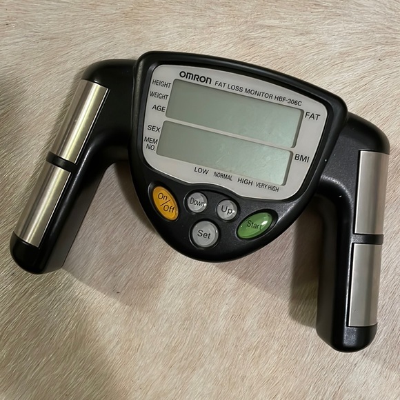OMRON Other Omron Hbf36cn Black Handheld Portable Bmi Tracker Fat